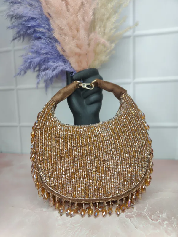 Brown_Premium_Quality_High_Quality_Moon_Crystal_Clutch_Bag_For_Women