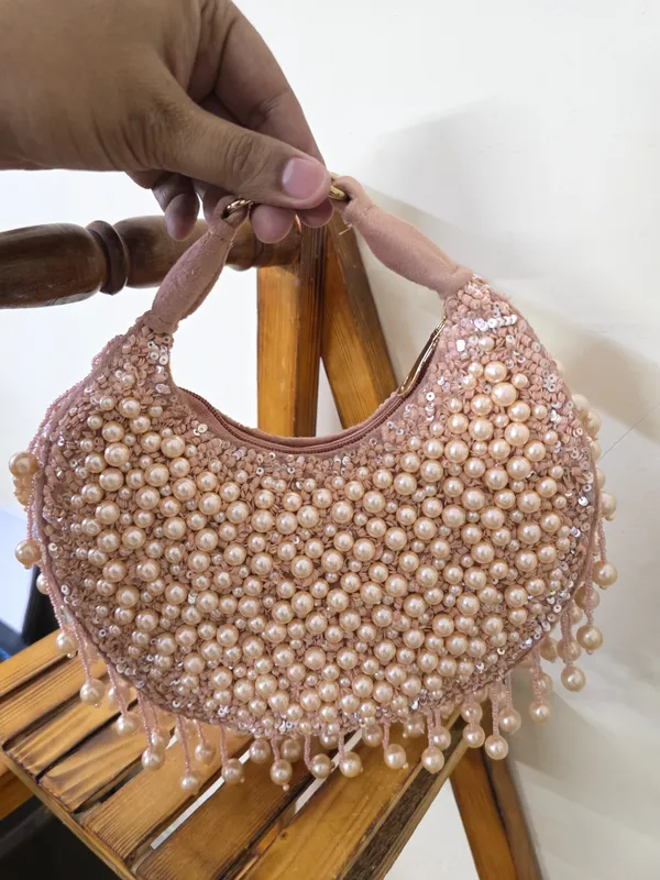 Golden_Dusk_Crescent_Bag_with_Antique_Bead_Embellishments_and_Fringe_Tassels