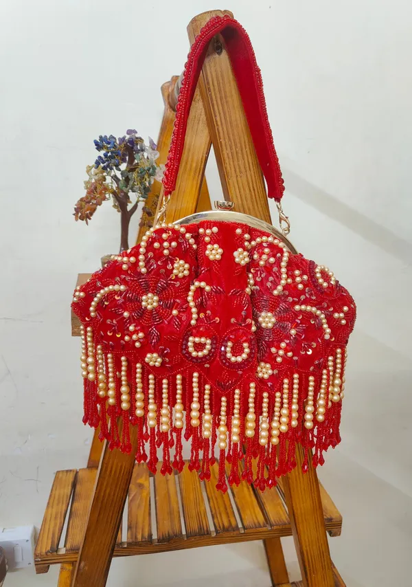 Multicolor_Handcrafted_Beaded_Clutch_With_Pearl_Tassels,_Floral_Embroidery_And_Elegant_Festive_Party_Bag_Charm