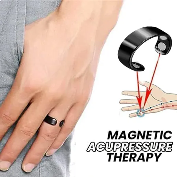 Pack_Of_3_Blood_Sugar_Control_Ring_&_Li4_Acupressure_Point_Clip_Combo_Pack_2_Ring_&_1_Clip_Blood_Sugar_Control_Magnetic_Ring_with_Li4_Clip