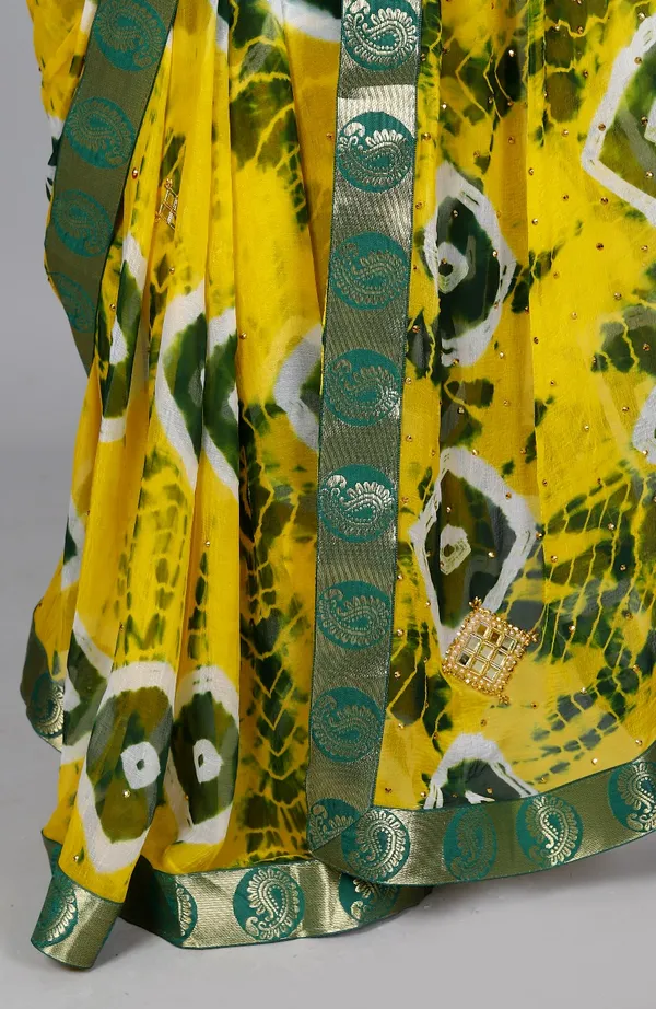 Gold_Pure_Chiffon_Trendy_Stone_Work_Saree_Chiffon_Sarees_For_Women