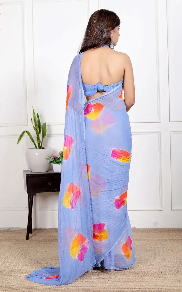 Grey_Pure_Chiffon_Printed_Saree_Bandhini_Printed_Sarees_For_Women