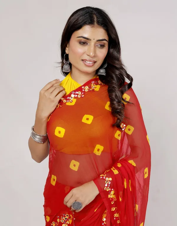 Red_Chiffon_Printed_Saree_Bollywood_Designer_Mirror_Work_Printed_Sarees_For_Women