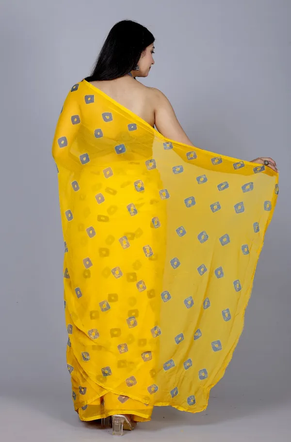 Grey_Pure_Chiffon_Printed_Saree_Bandhini_Printed_Sarees_For_Women