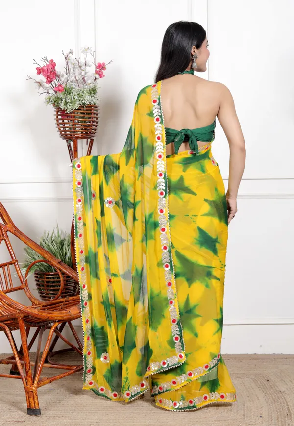 Pure_Chiffon_Stylish_Gotta__Patti_Work_Designer_Printed_Bollywwod_Sarees_For_Women