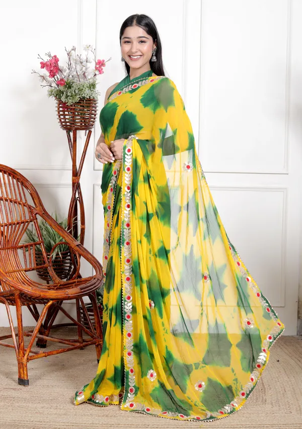 Pure_Chiffon_Stylish_Gotta__Patti_Work_Designer_Printed_Bollywwod_Sarees_For_Women