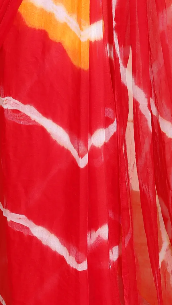 Pure_Chiffon_Leheriya_Designer_Printed_Bollywwod_Sarees_For_Women