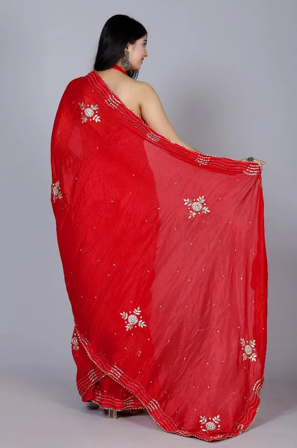 Red_Trendy_Stylish_Silk_Stone_Work_Sarees_For_Women