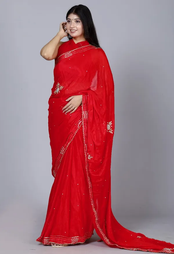 Red_Trendy_Stylish_Silk_Stone_Work_Sarees_For_Women