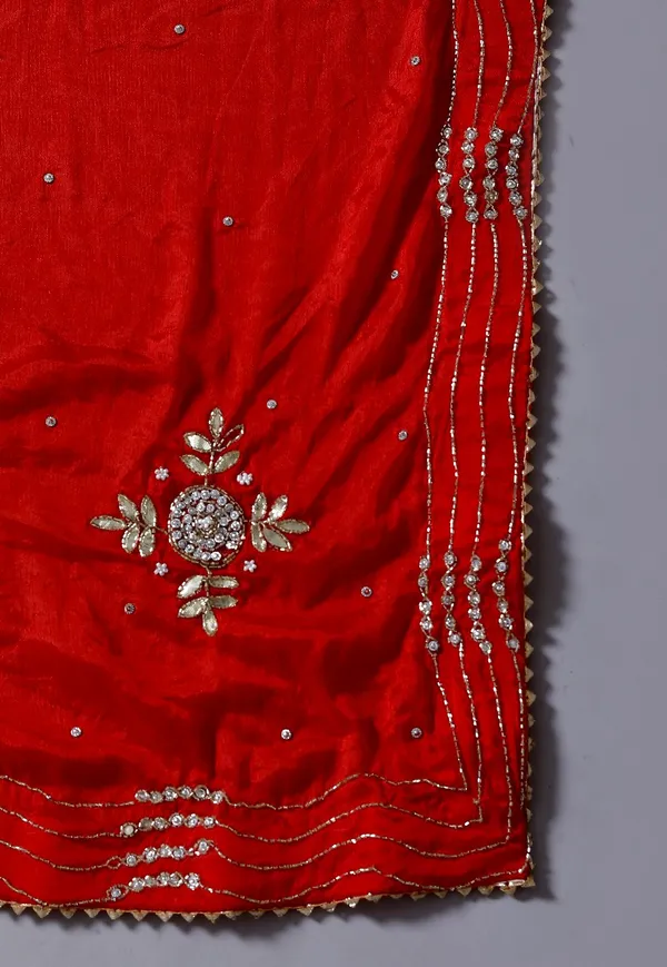 Red_Trendy_Stylish_Silk_Stone_Work_Sarees_For_Women