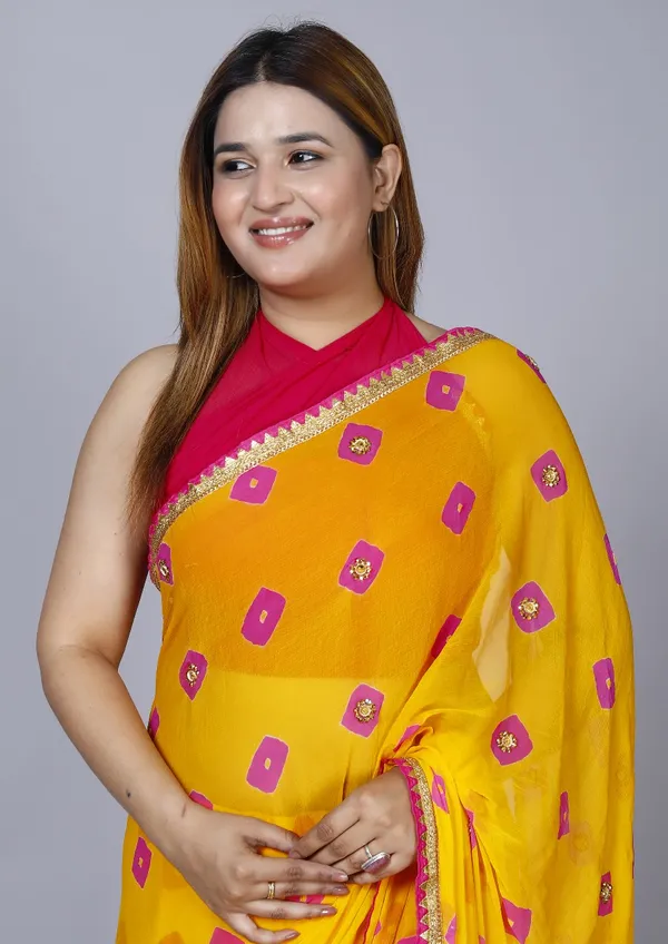 Yellow_Trendy_Chiffon_Printed_Printed_Bandhini_Stone_Work_Printed_Stone_Work_Sarees_For_Women