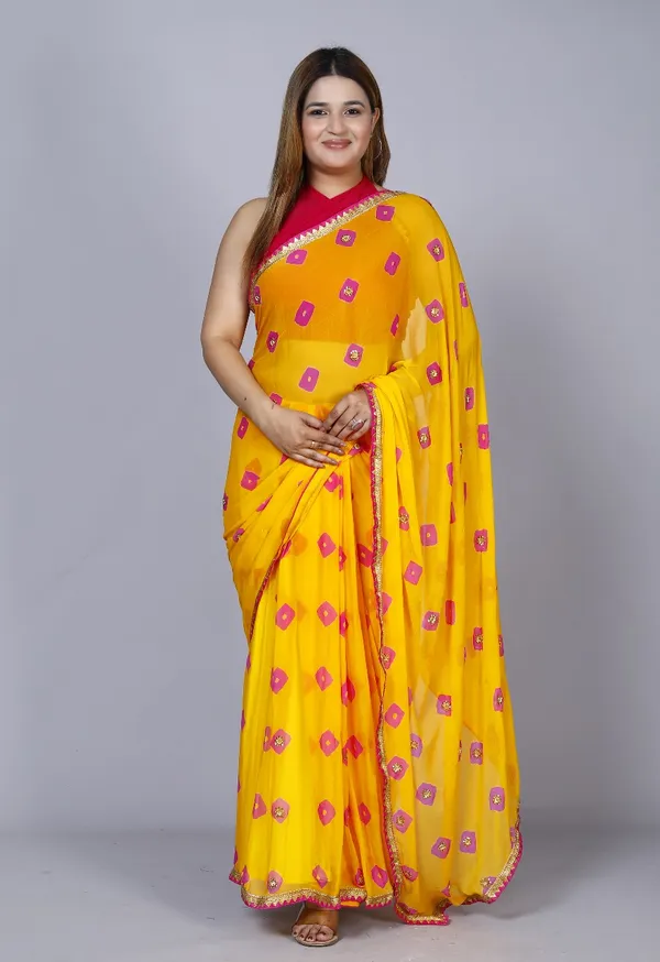 Yellow_Trendy_Chiffon_Printed_Printed_Bandhini_Stone_Work_Printed_Stone_Work_Sarees_For_Women
