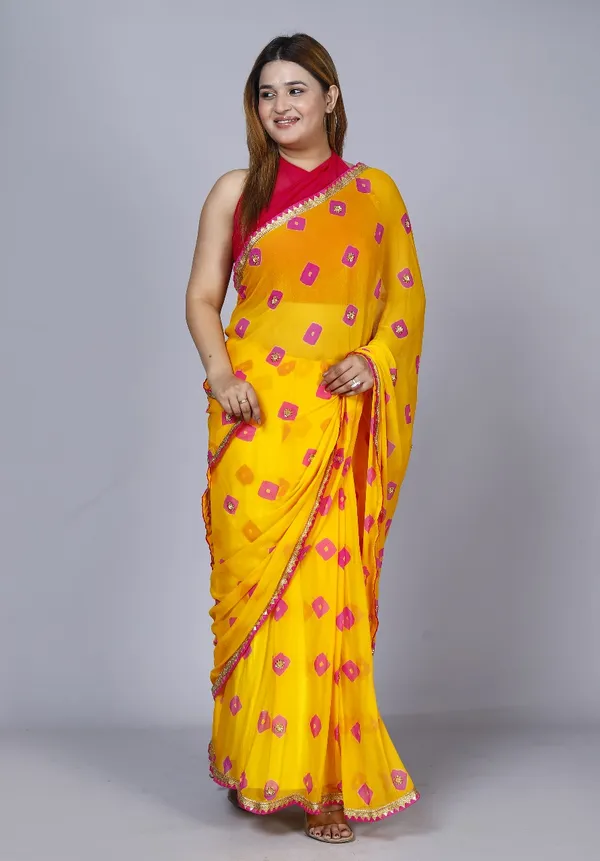 Yellow_Trendy_Chiffon_Printed_Printed_Bandhini_Stone_Work_Printed_Stone_Work_Sarees_For_Women