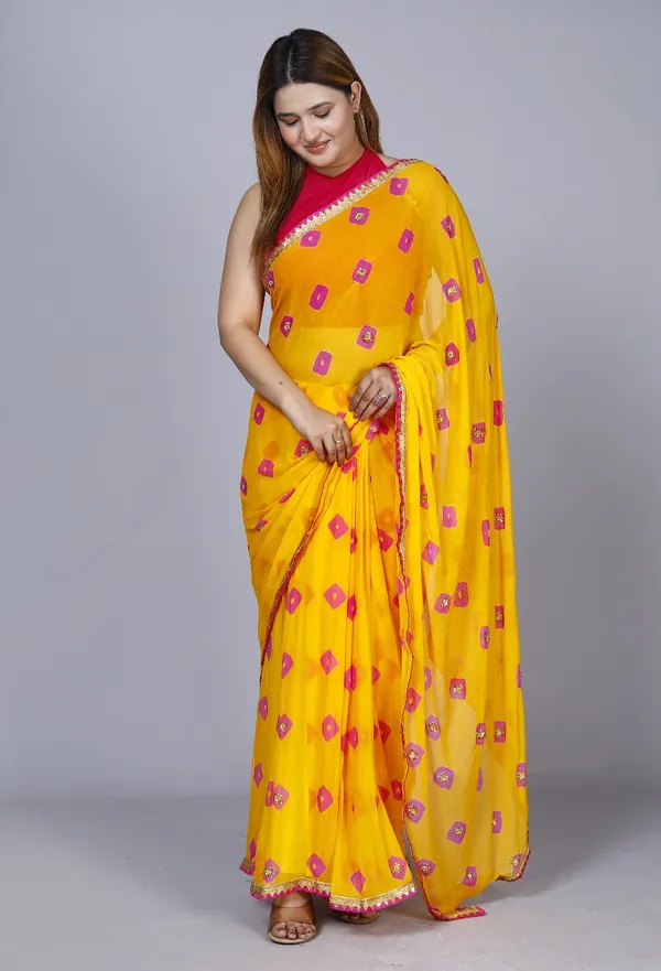 Yellow_Trendy_Chiffon_Printed_Printed_Bandhini_Stone_Work_Printed_Stone_Work_Sarees_For_Women