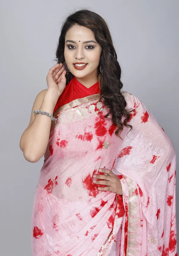 Red_Shibori_Trendy_Gotta_Patti_Work_Saree_Silk_Sarees_For_Women