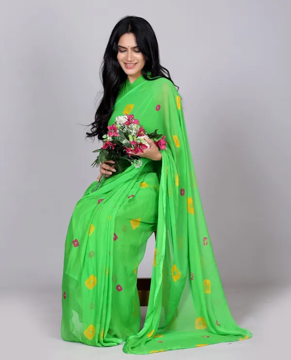 Mint_Trendy_Chiffon_Printed_Printed_Bandhini_Sarees_For_Women