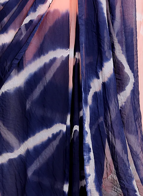 Pure_Chiffon_Leheriya_Designer_Printed_Bollywwod_Sarees_For_Women