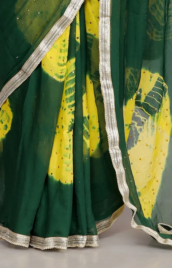 Green_Chiffon_Sarees_For_Women_Bandhani_Saree,_Printed_&_Wedding_Party_Wear_Saree_|_Latest_2025_Saree_Collection,_Saree_,_Designer_Saree_For_Wedding,,_Perfect_Sarees_For_Women_Wedding_,_Sarees_For_Farewell_Party