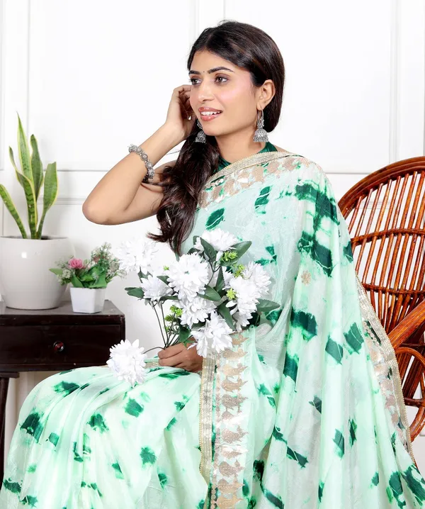 Green_Chiffon_Printed_Saree_Bollywood_Designer_Gotta_Work_Printed_Sarees_For_Women