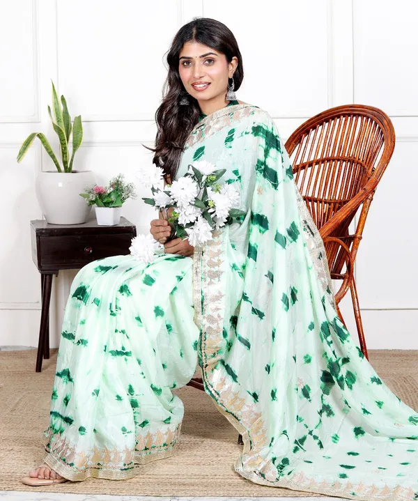 Green_Chiffon_Printed_Saree_Bollywood_Designer_Gotta_Work_Printed_Sarees_For_Women
