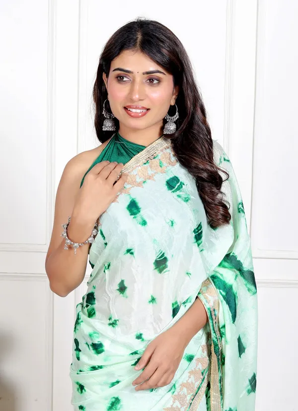 Green_Chiffon_Printed_Saree_Bollywood_Designer_Gotta_Work_Printed_Sarees_For_Women