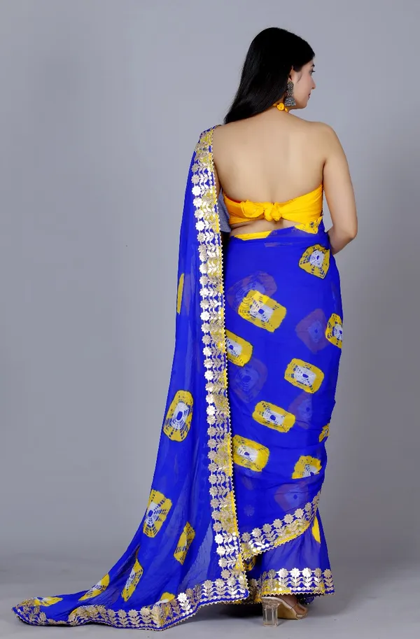 Royle_Blue_Trendy_Printed_Chiffon_Bandhini_Gotta_Patti_Work_Sarees_For_Women