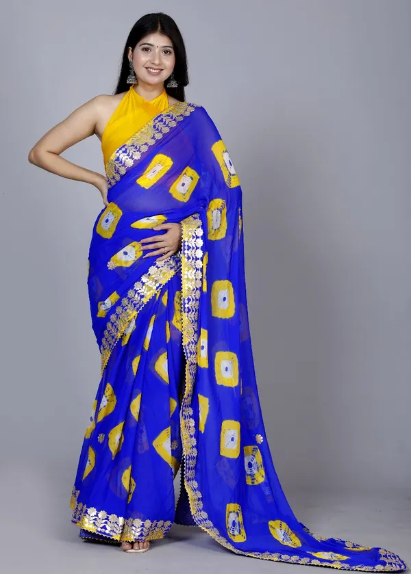 Royle_Blue_Trendy_Printed_Chiffon_Bandhini_Gotta_Patti_Work_Sarees_For_Women