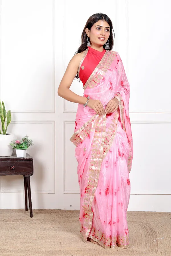 Pink_Chiffon_Saree_Mirror_Work_Printed_Sarees_For_Women