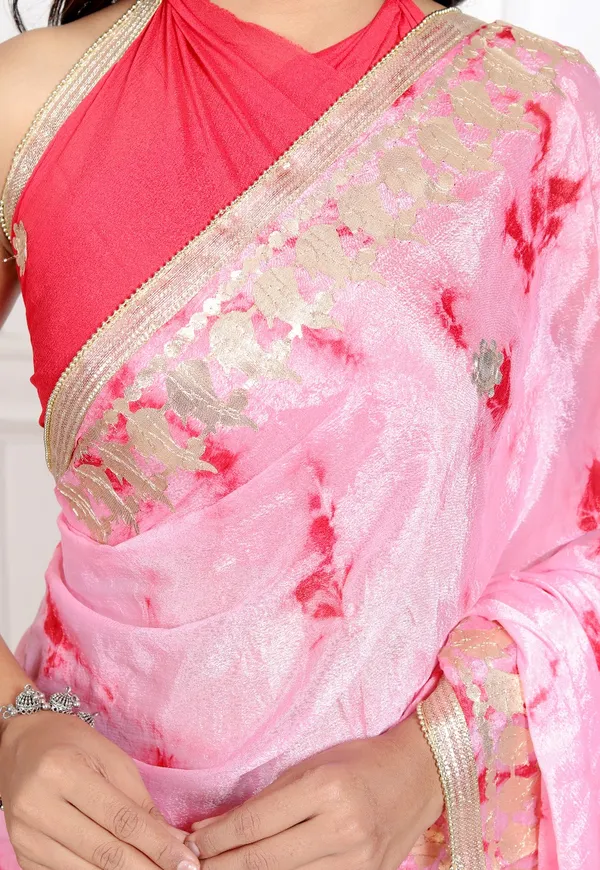 Pink_Chiffon_Saree_Mirror_Work_Printed_Sarees_For_Women