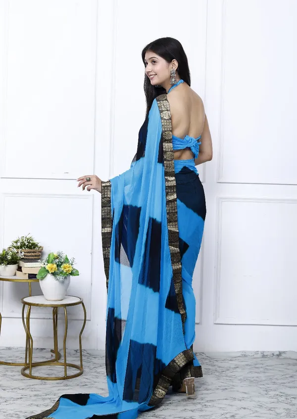Sky_Blue_Silk_Trendy_Checked_Shibori_Tie_And_Dye_Chiffon_Sarees_For_Women
