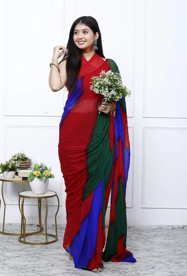 Multicolor_Pure_Chiffon_Trendy_Leheriya_Chiffon_Sarees_For_Women