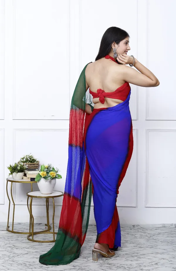 Multicolor_Pure_Chiffon_Trendy_Leheriya_Chiffon_Sarees_For_Women