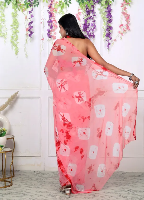 Pink_Bandhani_Printed_Chiffon_Printed_Pink_Sarees_For_Women