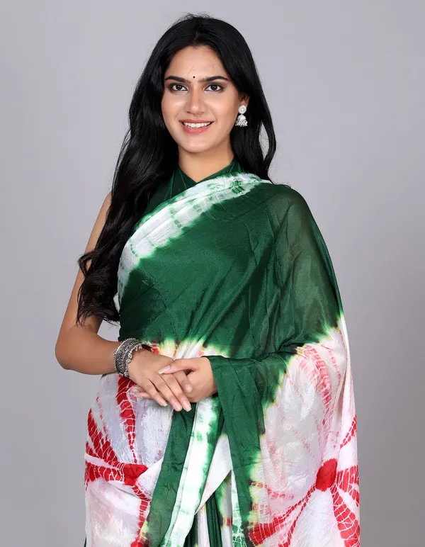 Green_Trendy_Printed_Silk_Bandhini_Sarees_For_Women