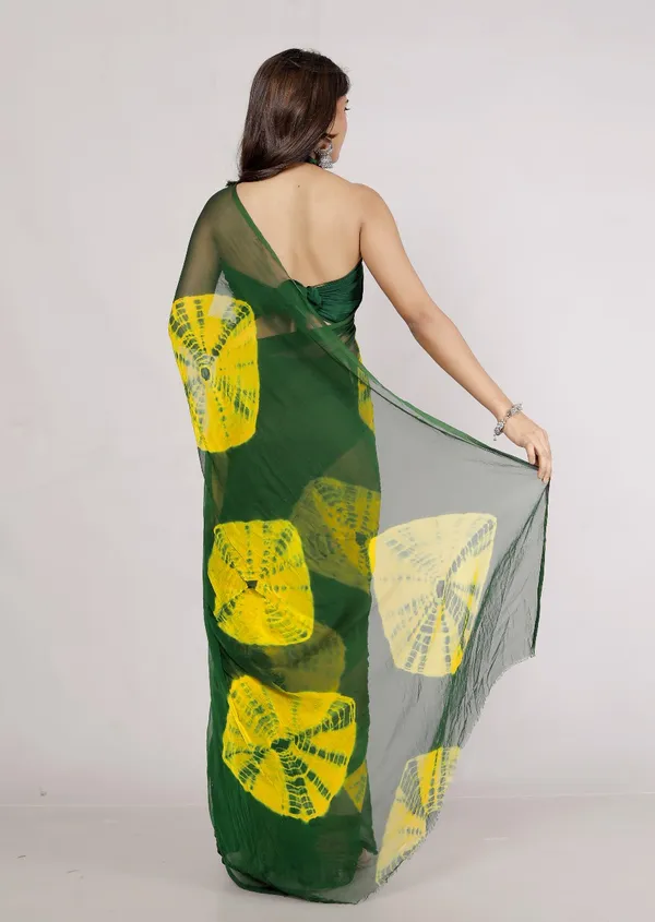 Green_Pure_Chiffon_Printed_Saree_Bandhini_Printed_Sarees_For_Women