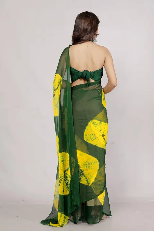 Green_Pure_Chiffon_Printed_Saree_Bandhini_Printed_Sarees_For_Women