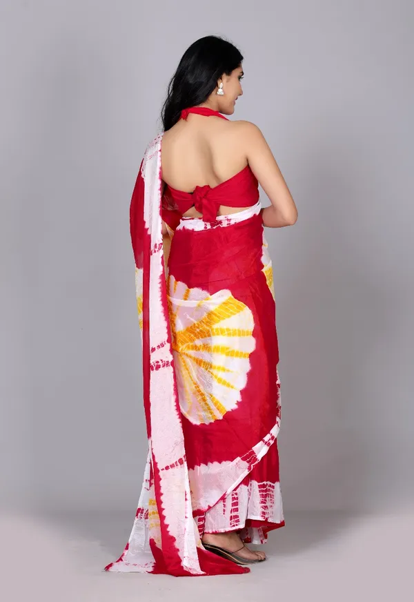 Red_Trendy_Printed_Silk_Bandhini_Sarees_For_Women