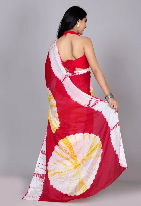 Red_Trendy_Printed_Silk_Bandhini_Sarees_For_Women