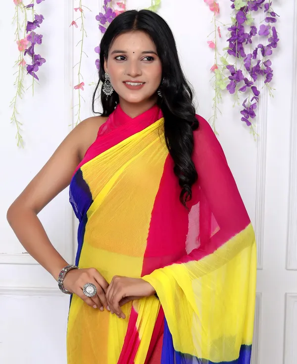 Multicolor_Pure_Chiffon_Trendy_Leheriya_Chiffon_Sarees_For_Women
