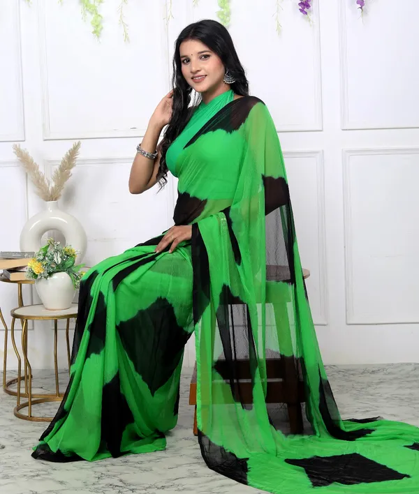 Maroon_Pure_Chiffon_Trendy_Leheriya_Chiffon_Sarees_For_Women