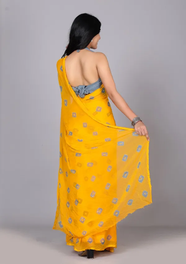 Grey_Trendy_Printed_Chiffon_Bandhini_Sarees_For_Women