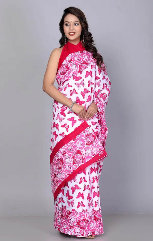 Pink_Pure_Cotton_Printed_Sarees_For_Women