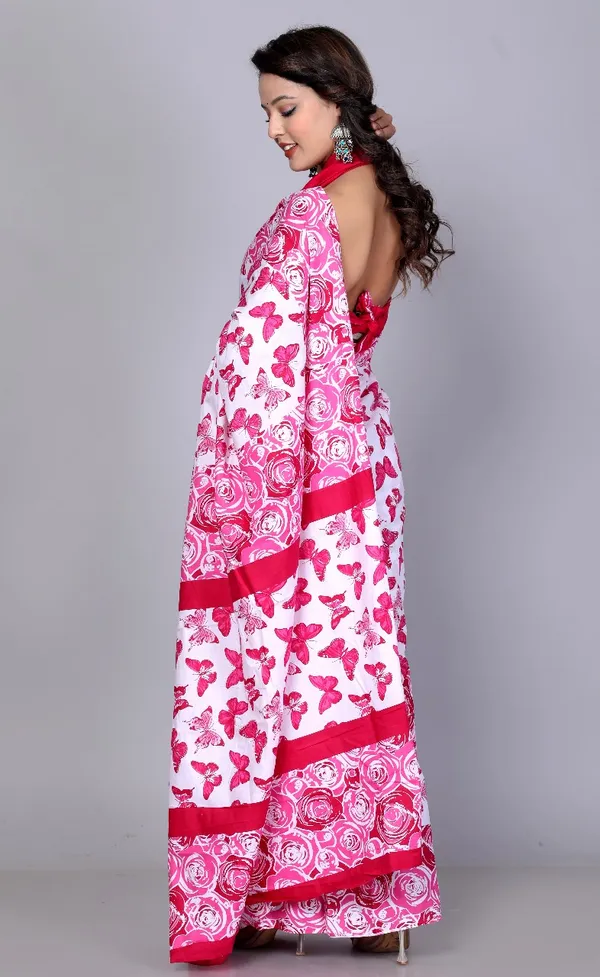 Pink_Pure_Cotton_Printed_Sarees_For_Women