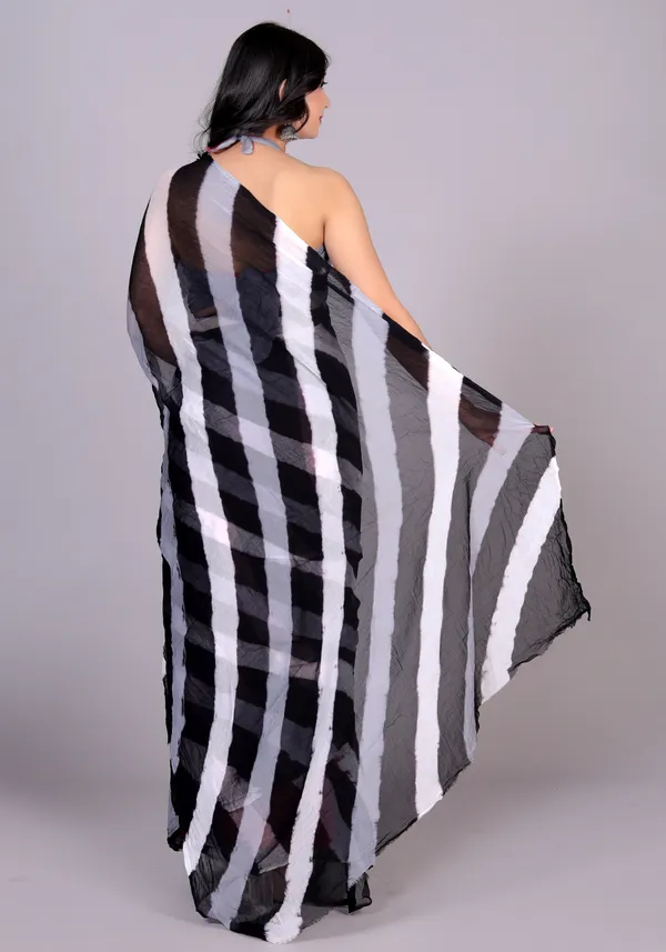 Grey_Jaipuri_Leheriya_Printed_Pure_Chiffon_Saree_For_Women