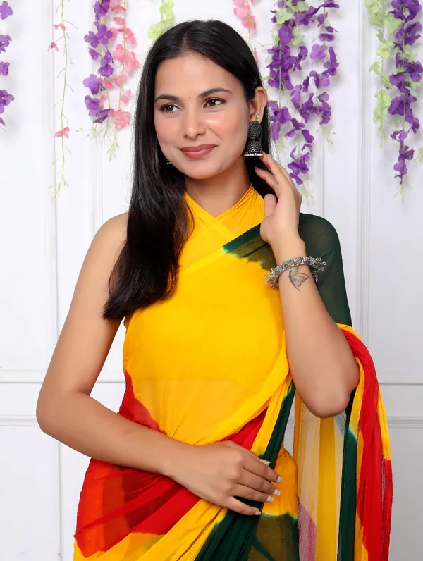 Multicolor_Pure_Chiffon_Trendy_Leheriya_Chiffon_Sarees_For_Women