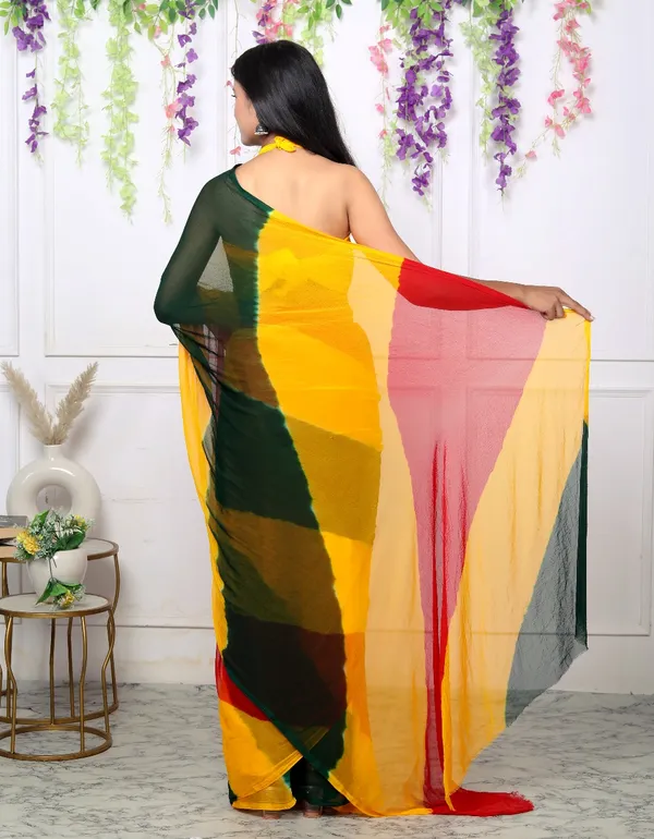 Multicolor_Pure_Chiffon_Trendy_Leheriya_Chiffon_Sarees_For_Women