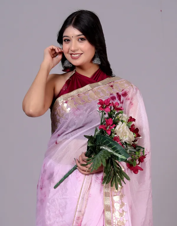 Purple_Designer_Gotta_Work_Silk_Chiffon_Printed_Saree