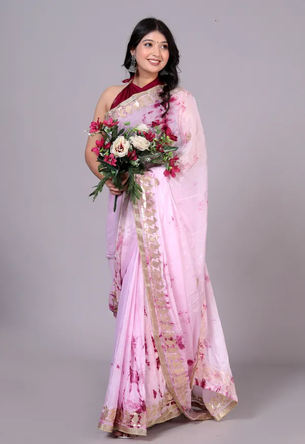 Purple_Designer_Gotta_Work_Silk_Chiffon_Printed_Saree