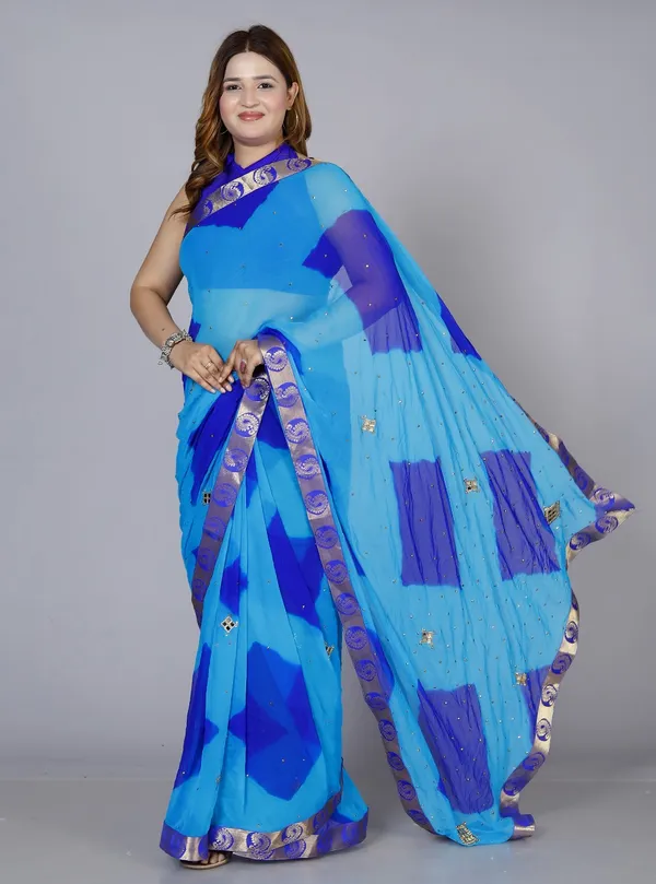 Blue_Chiffon_Sarees_For_Women_Fancy_Party_Wear_Sarees,_Wedding_Sarees,_Farewell_Sarees,_Printed_Sarees,_Designer_Sarees,_Bollywood_Sarees,_Latest_Sarees_Trendy_Sarees_Bandhini_Saree,_Sarees_For_Farewell_Party,_Latest_Saree_Design,Blue_Saree