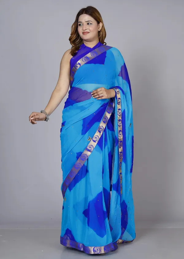 Blue_Chiffon_Sarees_For_Women_Fancy_Party_Wear_Sarees,_Wedding_Sarees,_Farewell_Sarees,_Printed_Sarees,_Designer_Sarees,_Bollywood_Sarees,_Latest_Sarees_Trendy_Sarees_Bandhini_Saree,_Sarees_For_Farewell_Party,_Latest_Saree_Design,Blue_Saree